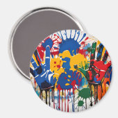 Your Childs Artwork One Of A Kind Personalized Magneet (Voorkant / Achterkant)