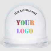 Your Company Logo Text Business Gift Snow Globes (Arrière)