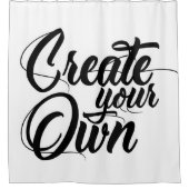 Your Custom Design - Douchegordijn (Voorkant)