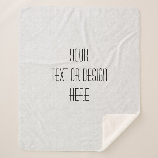 Your Custom Design - Sherpa Deken (Voorkant)