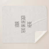Your Custom Design - Sherpa Deken (Voorkant (horizontaal))