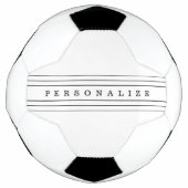 Your Custom Text & Modern Stripes | Black & White (Devant)