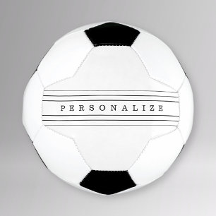 Your Custom Text & Modern Stripes Black & White