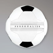 Your Custom Text & Modern Stripes | Black & White