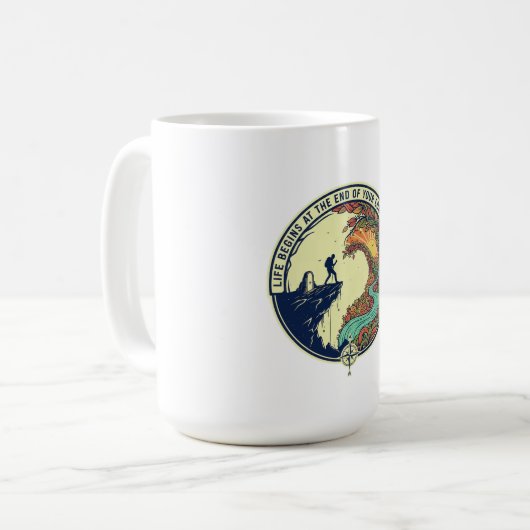 “Your Daily Dose of Motivation” Quote Mug (Devant gauche)