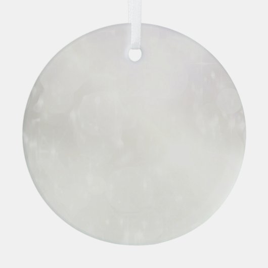 Your Design Here - Personalized Glas Ornament (Achterkant)