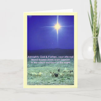 Your eternal word (Bethlehem) Xmas card Feestdagen Kaart