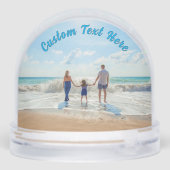 Your Family Photo with Custom Text Personalized (Arrière)