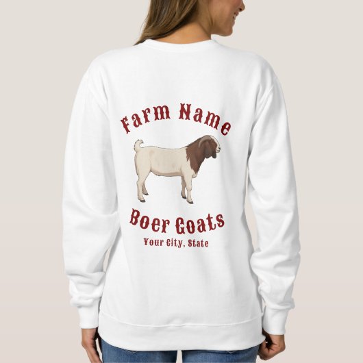 Your Farm Boer Goats Trui (Achterkant)