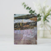 Your Friend Forever mixed media collage Briefkaart (Staand voorkant)