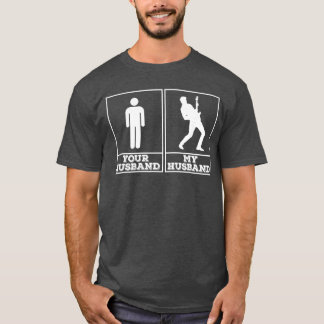 Your Husband My Husband Funny Gift For Guitarists  T-shirt