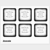 Your Image Here - Vierkante Sticker (Vel)