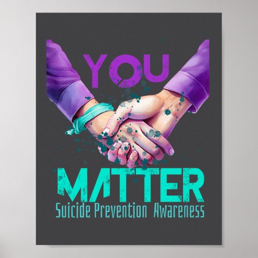 Your Life Choose To Keep On Going Suicide Preventi Poster (Voorkant)