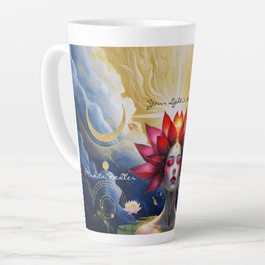 Your Light Is Needed-Latte Mug Latte Mok (Linkerhoek)