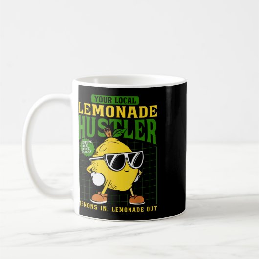 Your Local Lemonade Hustler Funny Lemon Stand Boss Koffiemok (Links)