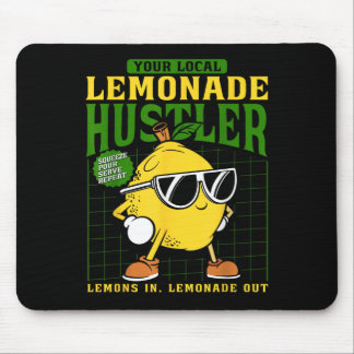 Your Local Lemonade Hustler Funny Lemon Stand Boss Muismat