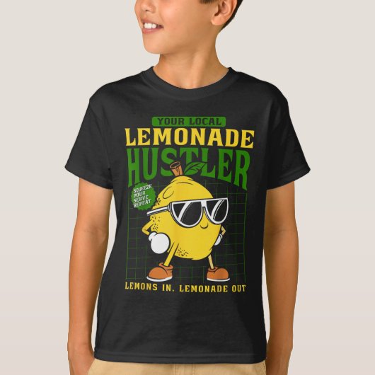 Your Local Lemonade Hustler Funny Lemon Stand Boss T-shirt (Voorkant)