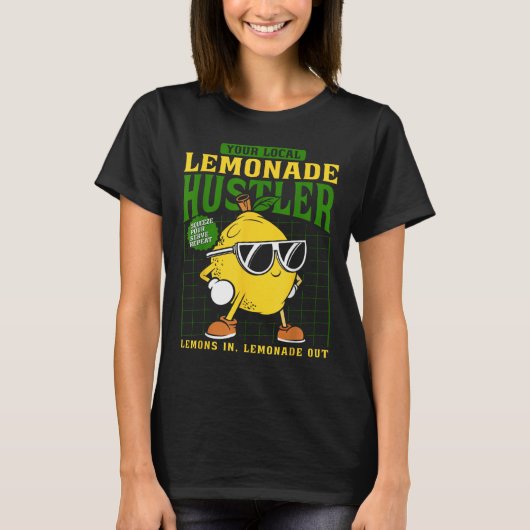Your Local Lemonade Hustler Funny Lemon Stand Boss T-shirt (Voorkant)