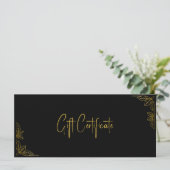 Your Logo Custom Business Gift Certificate (Staand voorkant)