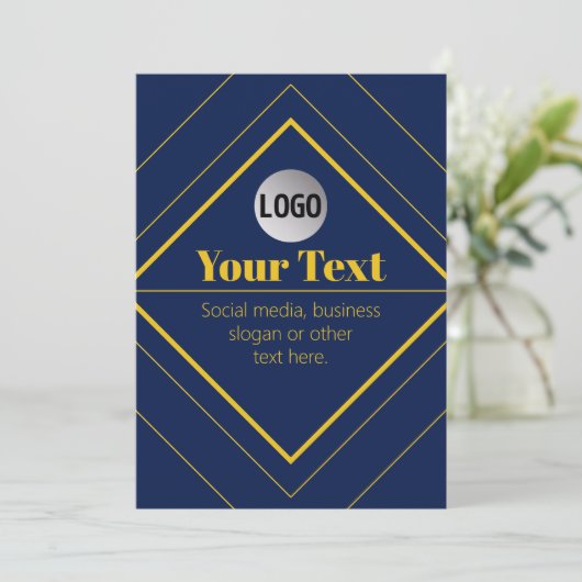 Your Logo & Customizable Design Template (Staand voorkant)