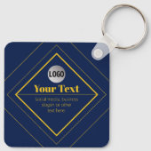 Your Logo & Customizable Design Template Sleutelhanger (Achterkant)