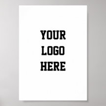Your Logo Here Affiche