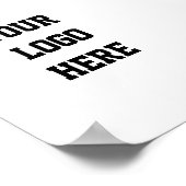 Your Logo Here Affiche (Coin)