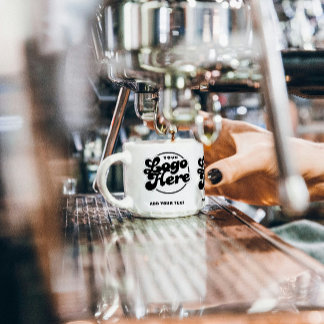 Your Logo Here Company Branded Business Coperate Espresso Kop