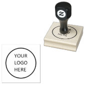 Your logo here 	rubberstempel (Gestempeld)