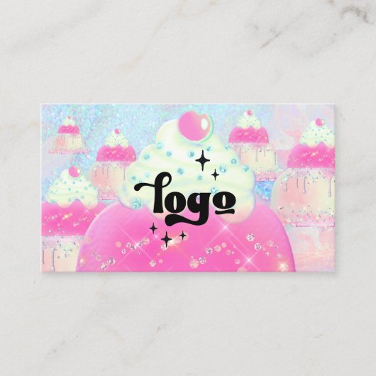 your logo pastry shop visitekaartje (Voorkant)