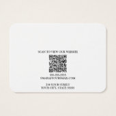 Your Logo QR Earring Display Card (Dos)