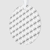 Your Logo Simple Repeating Diagonal Pattern (devant)