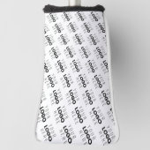 Your Logo Simple Repeating Diagonal Pattern Golfheadcover (Draai 90)