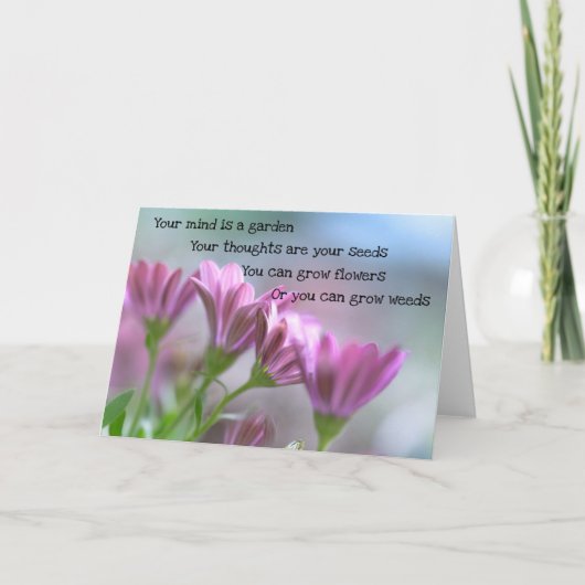 Your Mind Is A Garden   Kaart (Voorkant)