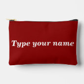Your Name on Red Pouch Etui (Voorkant)