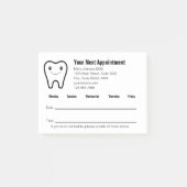 Your Next Appointment Dentist's Office Reminder Post-it® Notes (Voorkant)