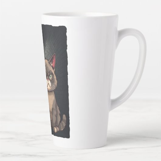 Your optimism disgusts me latte mok (Rechts)