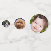 Your Own Photos Custom Table Confetti (Derrière)