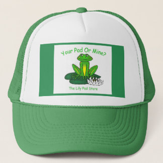 Your Pad or Mine - Bright Green Trucker Pet