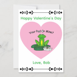 Your Pad or Mine? Magnetic Card Magnetische Uitnodiging