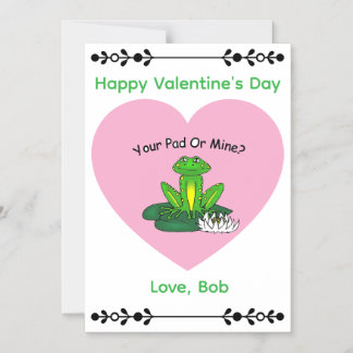 Your Pad or Mine? Magnetic Card Magnetische Uitnodiging