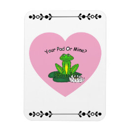 Your Pad Or Mine? Valentine's Day Magneet