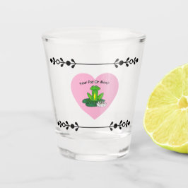 Your Pad or Mine? Valentine's Day Shot glass Glas
