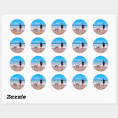 Your Pet Photo Stickers Personalized Text Name (Feuille)