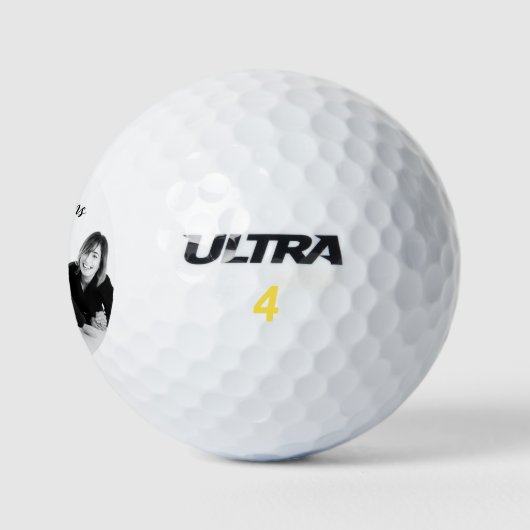 YOUR PHOTO NAME FAMILY Personalized Golf Balls Golfballen (Logo)