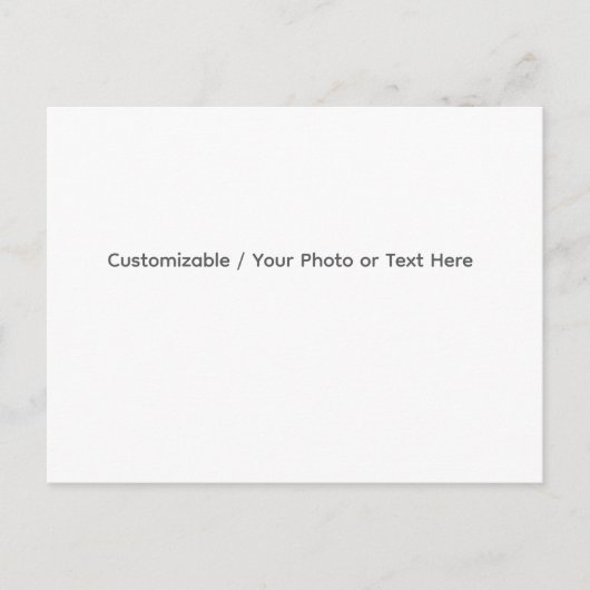 Your Photo or Text Here (Customizable Design) Feestdagenkaart (Voorkant)