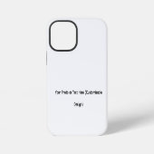 Your Photo or Text Here (Customizable Design) iPhone Hoesje (Achterkant)