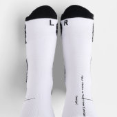 Your Photo or Text Here (Customizable Design) Sokken (Top)
