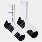 Your Photo or Text Here (Customizable Design) Sokken (Rechts)