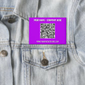 Your Promotional Business QR Code Buttons Template (Insitu)